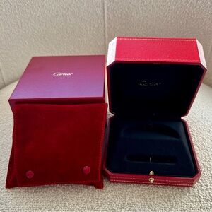 Like New Cartier Bracelet Box, Case & Travel Pouch – Authentic